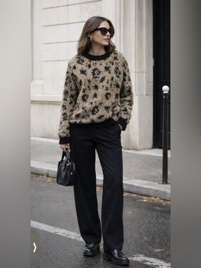 Peruvian LINE Alpaca Sweater